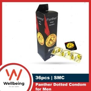 Panther Condom for Men | Dotted Condom | Full Box 3x12= 36pcs | SMC