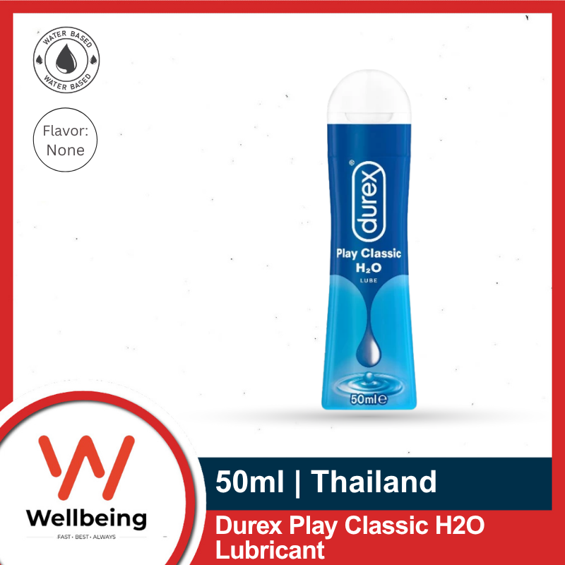 Lubricant (2) Durex Play Classic H2O Lubricant 50ml | Thai | Water Based Lube - Image 1