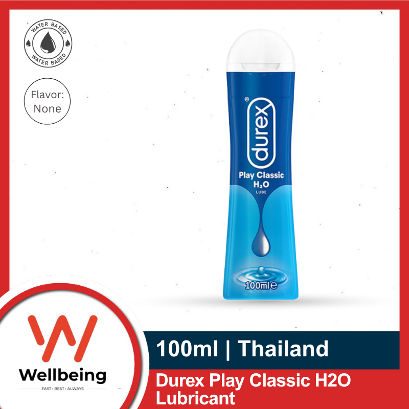 Lubricant (3) Durex Play Classic H2O Lubricant 100ml | Thai | Water Based Lube - Image 1